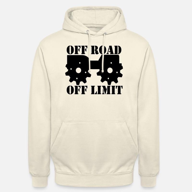 Off Road Off Limit - Sweat-shirt à capuche unisexe - vanille
