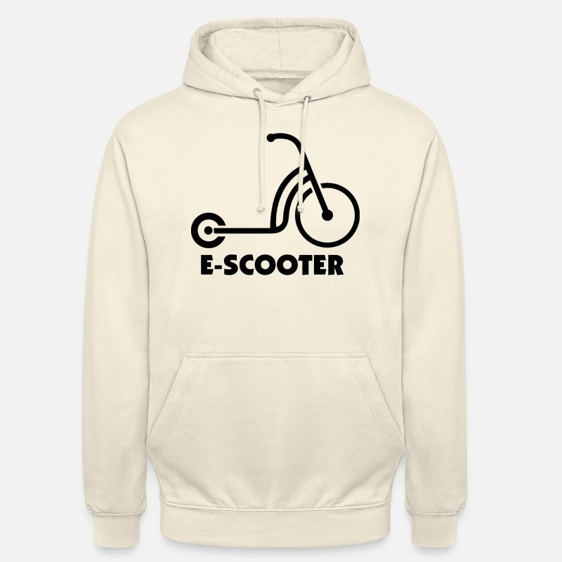 E-Scooter E-Roller Scooter - Sweat-shirt à capuche unisexe - vanille