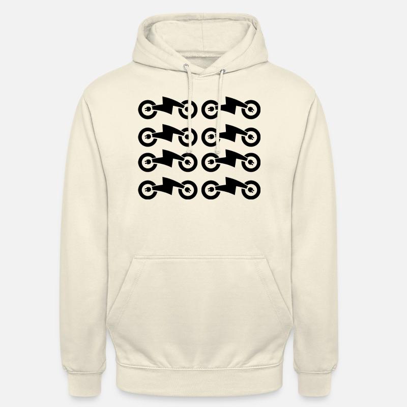 E-Scooter E-Roller Scooter - Unisex Hoodie - Vanille-Milchshake