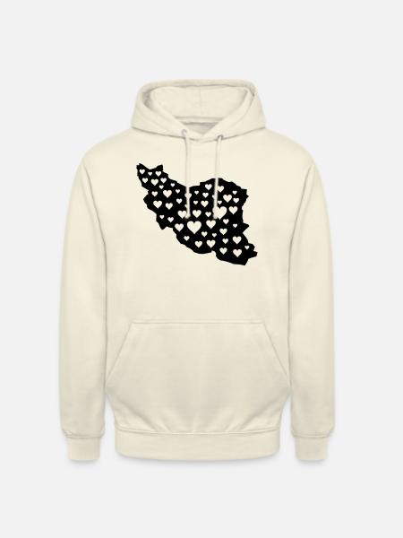 iran liebe 01 - Unisex Hoodie - Vanille-Milchshake