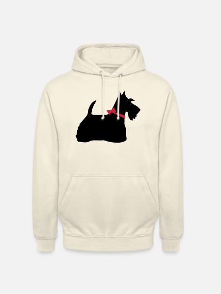 Scotch Terrier - Sweat-shirt à capuche unisexe - vanille