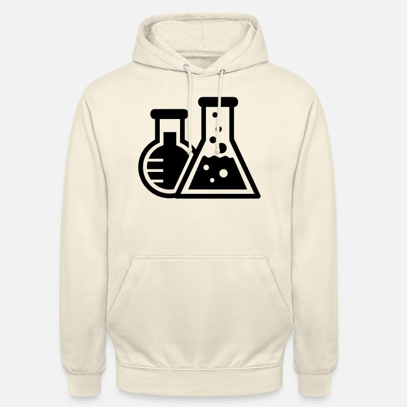 Tubes à essai (chimie) - Sweat-shirt à capuche unisexe - vanille
