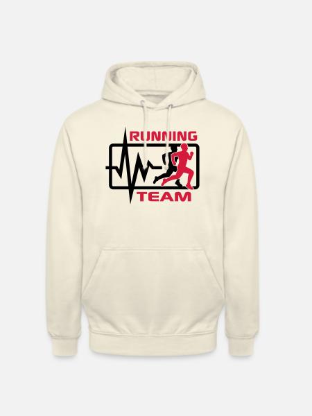 Running Team - Unisex Hoodie - vanilla
