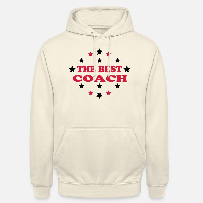 The best coach - Felpa con cappuccio unisex - milkshake