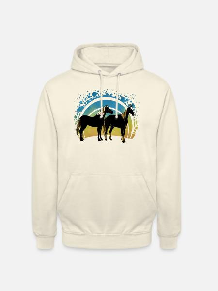 Pferde - Unisex Hoodie - Vanille-Milchshake