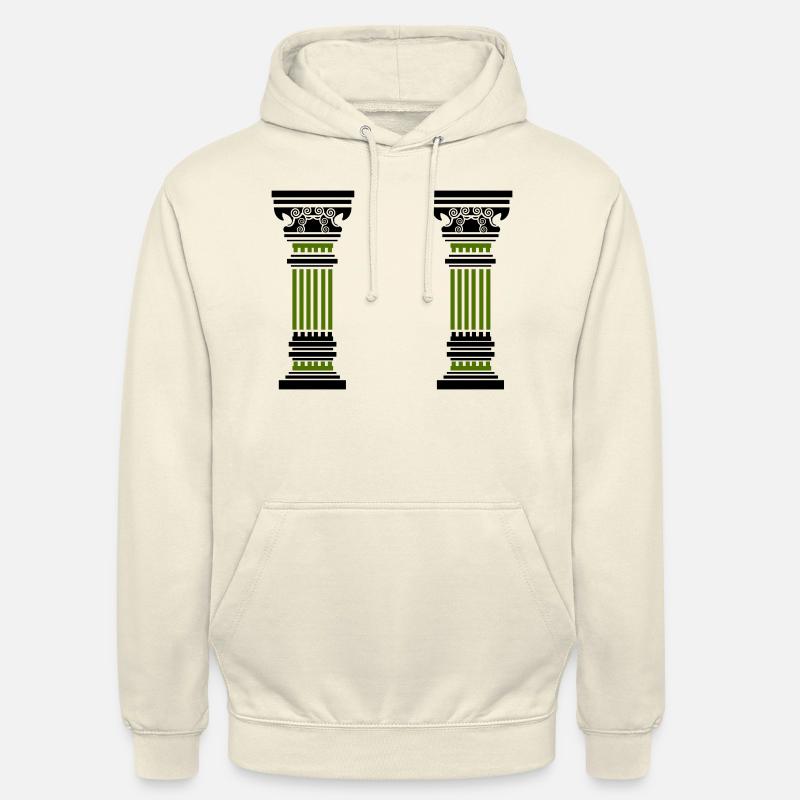 antike säule 2 - Unisex Hoodie - Vanille-Milchshake