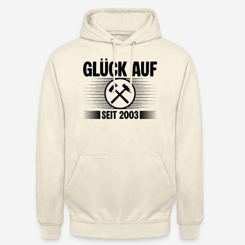 Glueck auf seit 2003 - Unisex Hoodie - Vanille-Milchshake