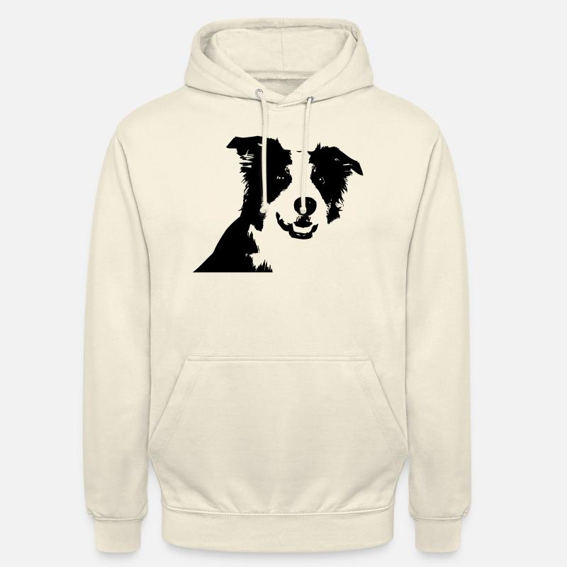 Border-Collie - Unisex Hoodie - Vanille-Milchshake