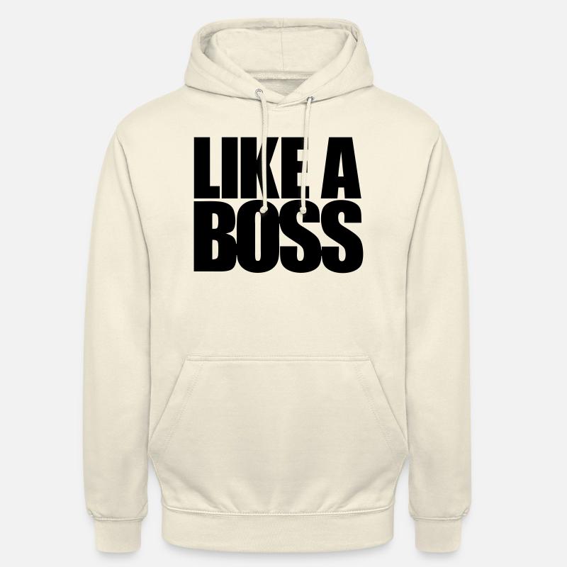 Comme un patron - Sweat-shirt à capuche unisexe - vanille