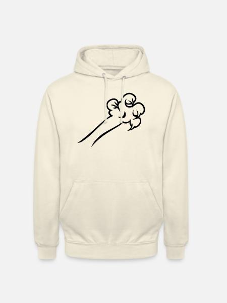 griffes / griffes (1c) - Sweat-shirt à capuche unisexe - vanille