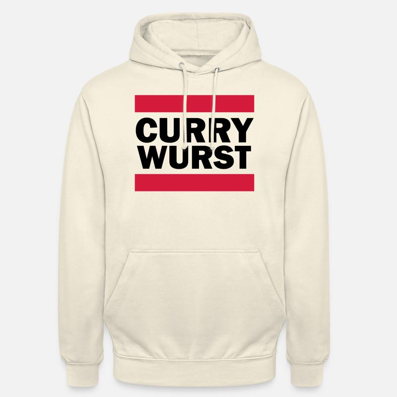 Currywurst - Sweat-shirt à capuche unisexe - vanille