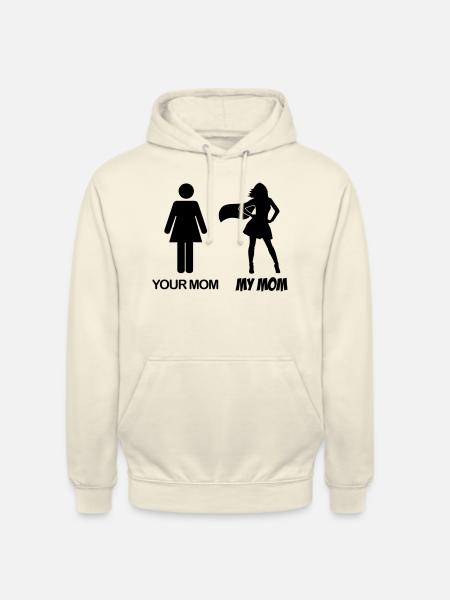 Your Mom - My Mom - Meine Mama - Deine Mama - Unisex Hoodie - Vanille-Milchshake