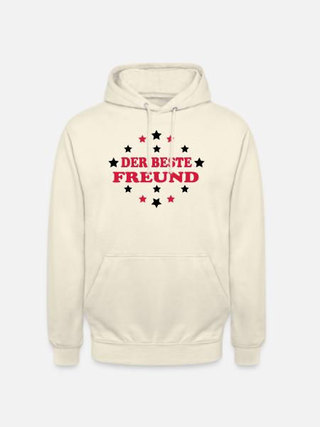 Der beste freund - Unisex Hoodie - Vanille-Milchshake