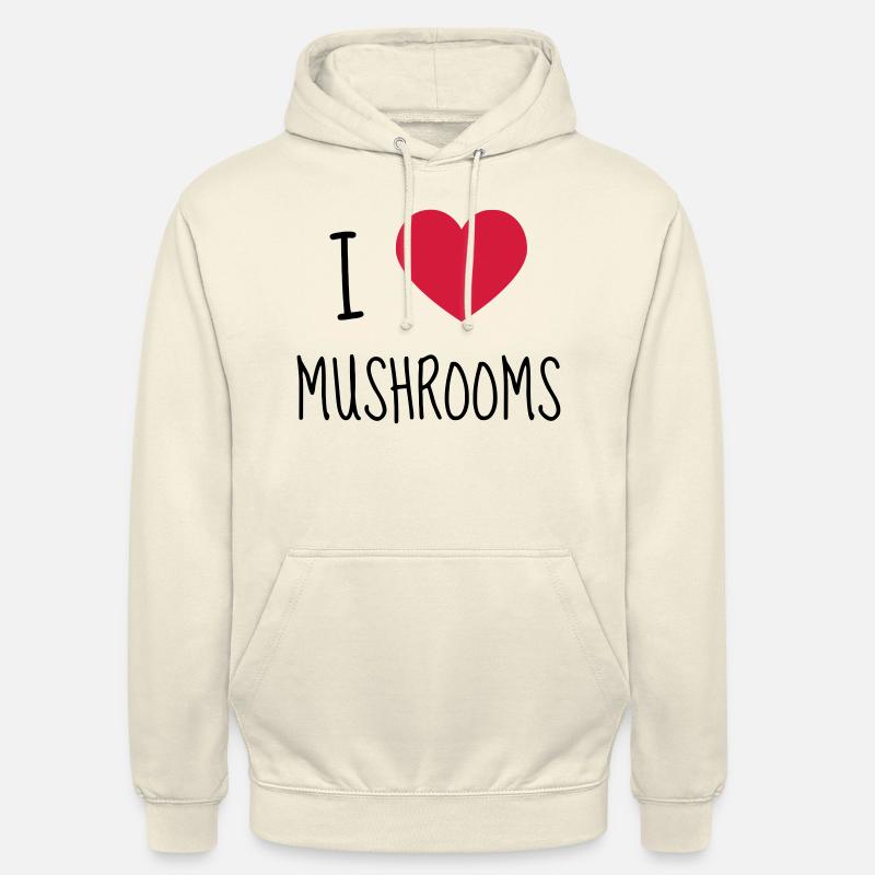 Chasse aux champignons / Champignon / Cueillette - Sweat-shirt à capuche unisexe - vanille