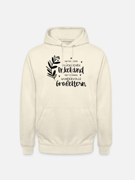 Großeltern Enkelkind - Unisex Hoodie - Vanille-Milchshake