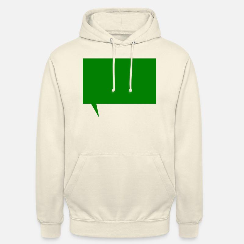 Text message template to design yourself - Unisex Hoodie - vanilla
