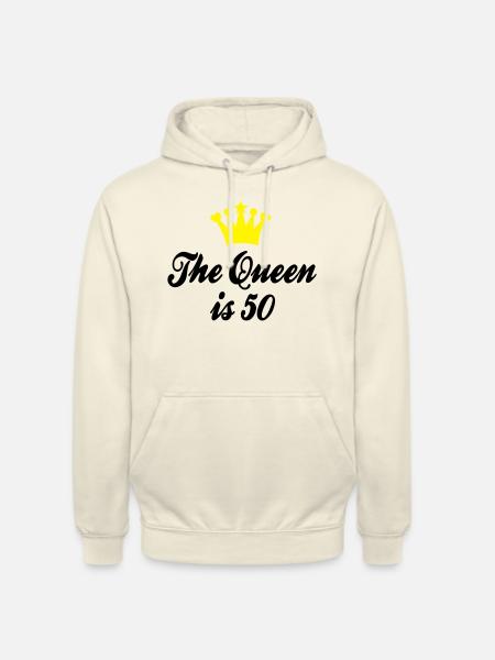 50th birthday - Unisex Hoodie - vanilla