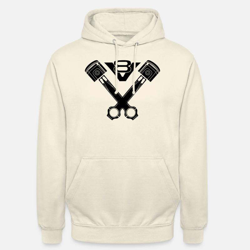 V8 Eight Cylinder Engine - Unisex Hoodie - vanilla
