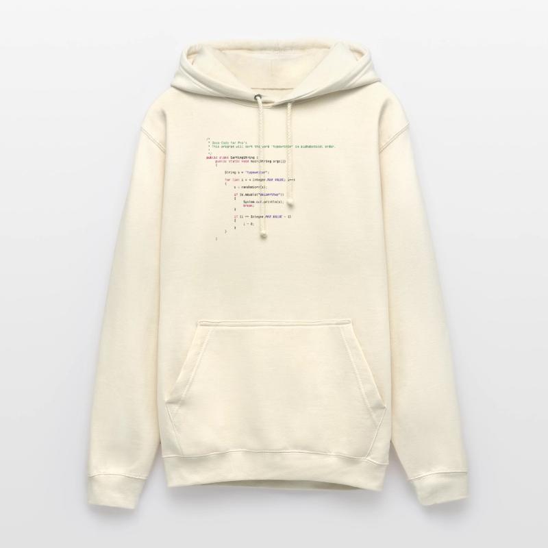 funny Java code to sort Unisex Hoodie