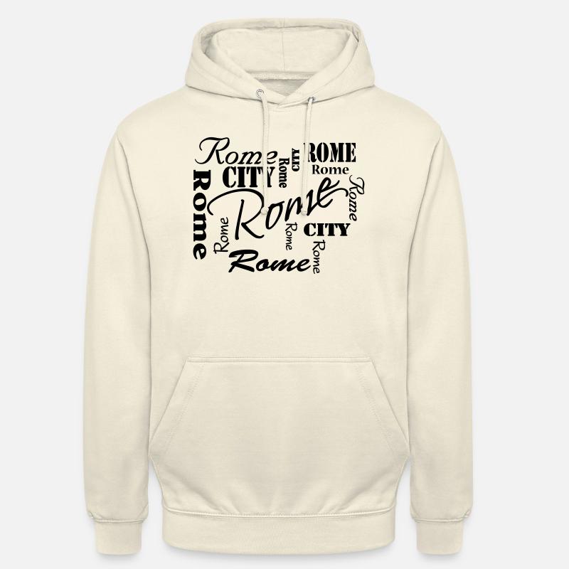 Rome - Sweat-shirt à capuche unisexe - vanille