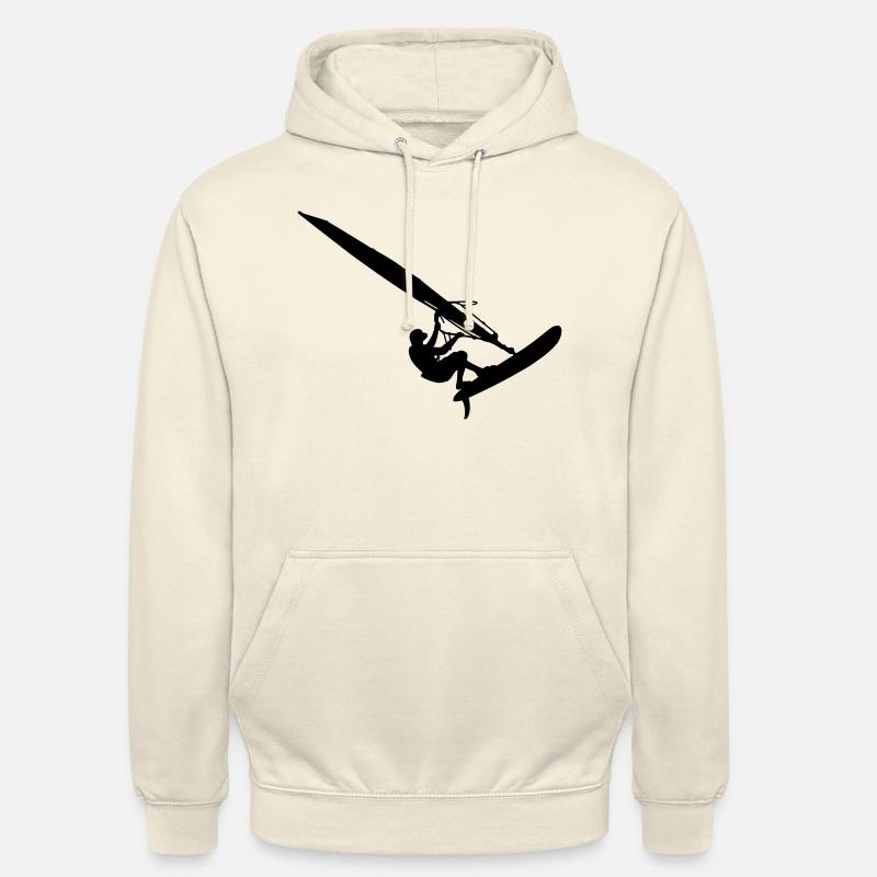 Windsurfer (Vector) - Sweat-shirt à capuche unisexe - vanille