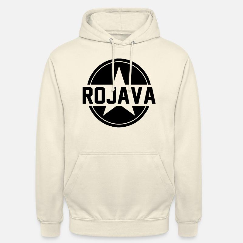 rojava kurdistan - Sweat-shirt à capuche unisexe - vanille