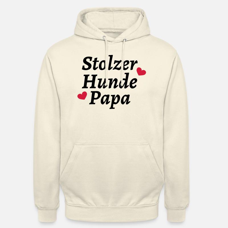 Stolzer Hunde Papa - Unisex Hoodie - Vanille-Milchshake