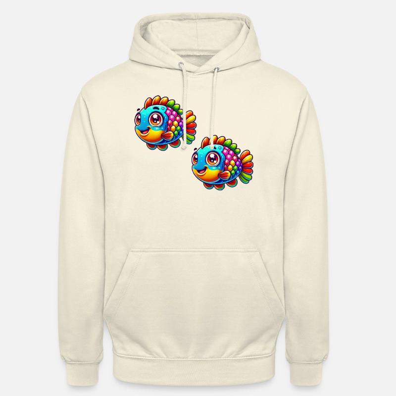Fisch Comic - Unisex Hoodie - Vanille-Milchshake