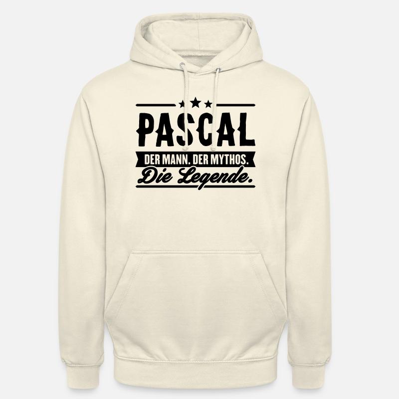 Mann Mythos Legende Pascal - Unisex Hoodie - Vanille-Milchshake