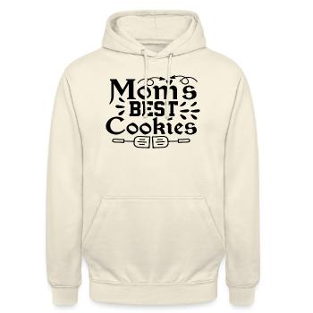 Moms meilleurs biscuits - Sweat-shirt à capuche unisexe - vanille - Devant - Alina (178cm) & Michal (187cm)