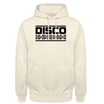 Disco - Unisex Hoodie - Vanille-Milchshake - Vorne - Alina (178cm) & Michal (187cm)