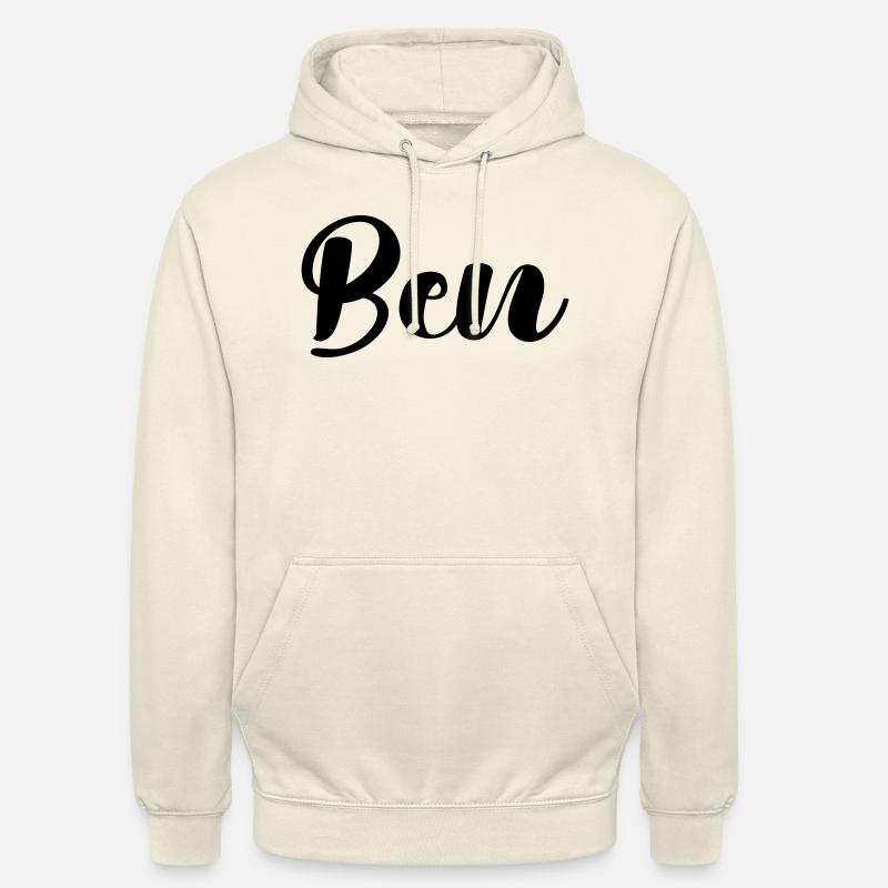 Benoît - Sweat-shirt à capuche unisexe - vanille