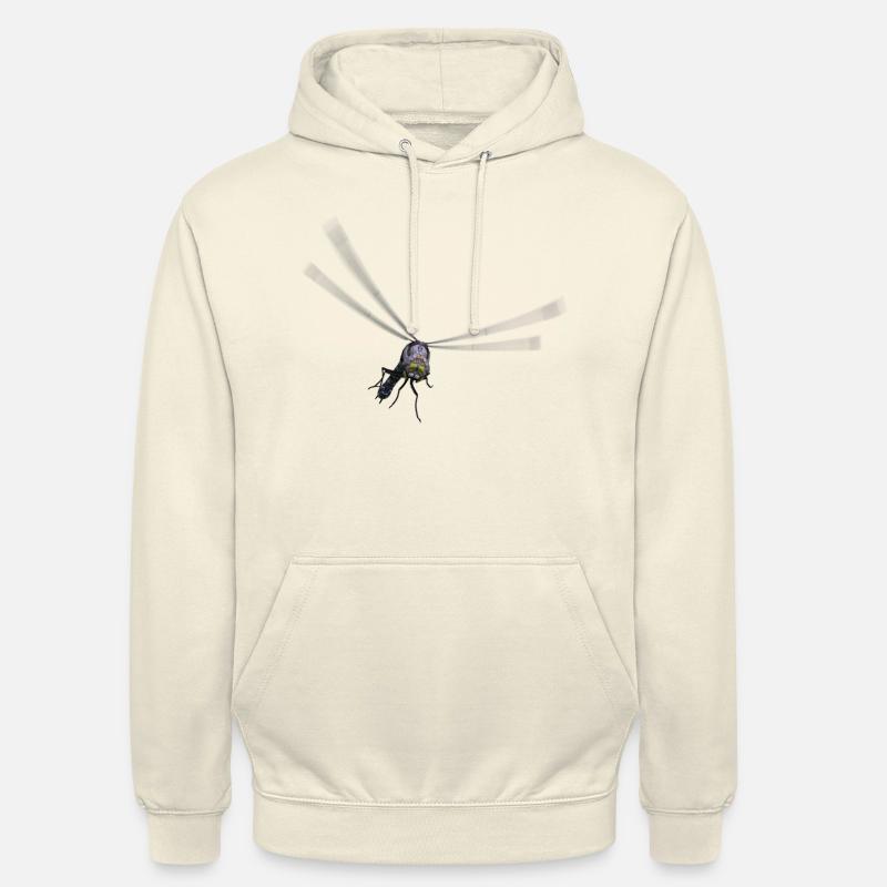Libellule - Sweat-shirt à capuche unisexe - vanille