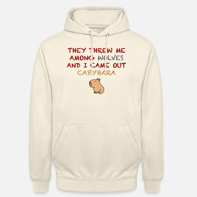 Ich bin ein Capybara - Unisex Hoodie - Vanille-Milchshake