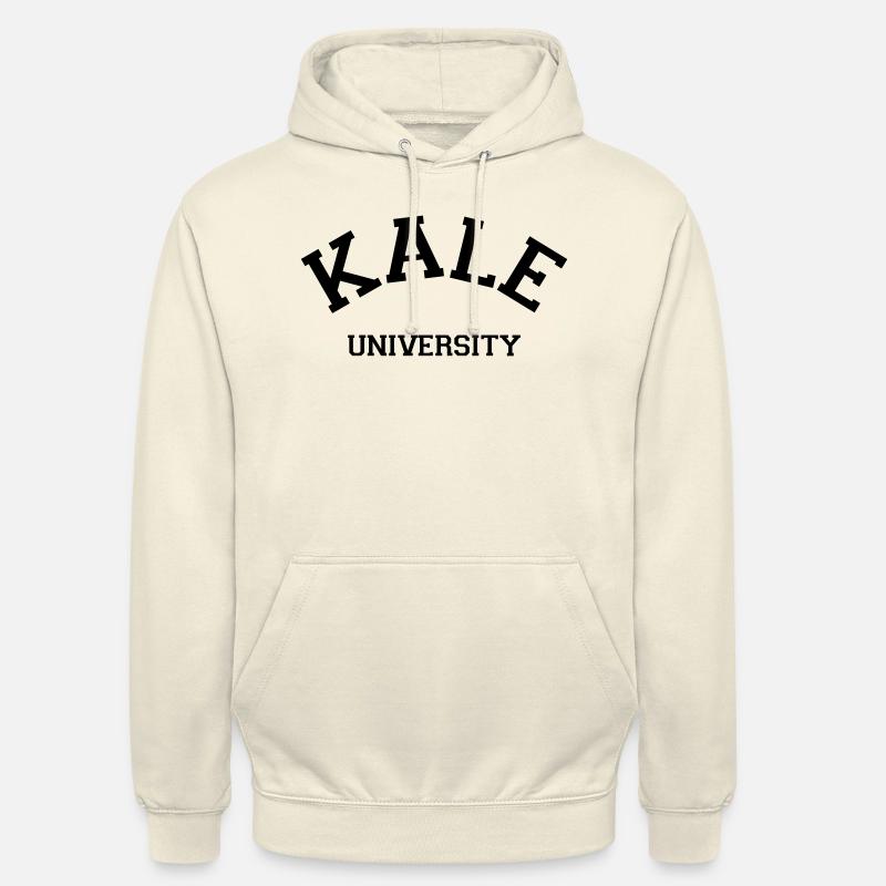 Kale University - Sweat-shirt à capuche unisexe - vanille