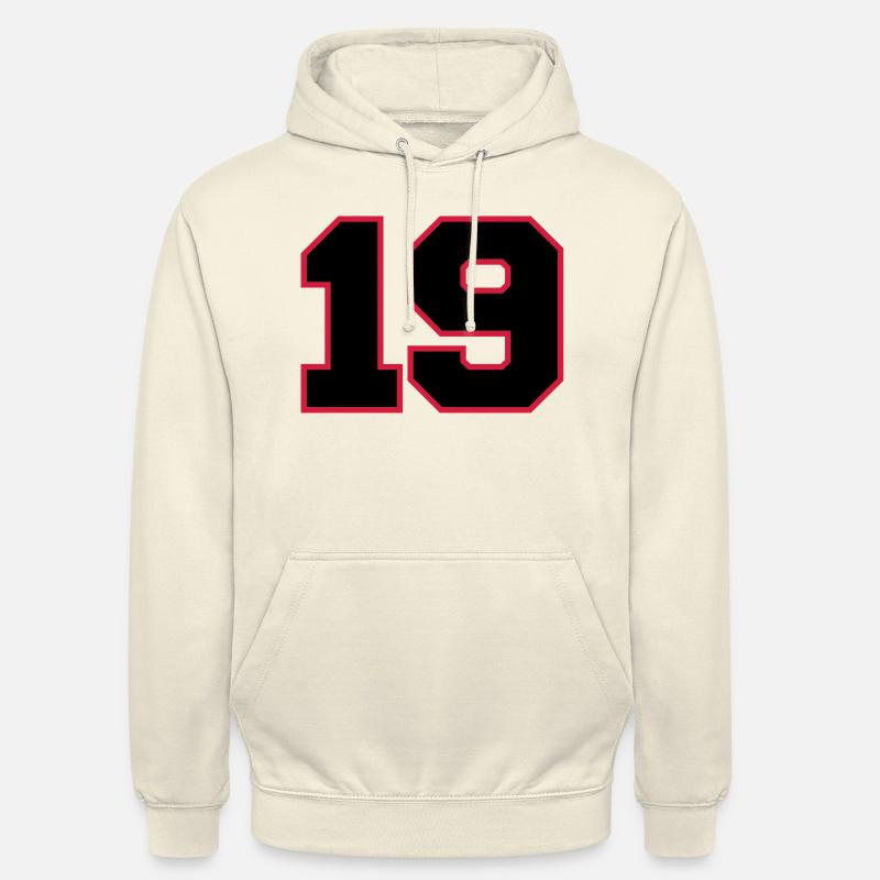 Number19 - Sweat-shirt à capuche unisexe - vanille