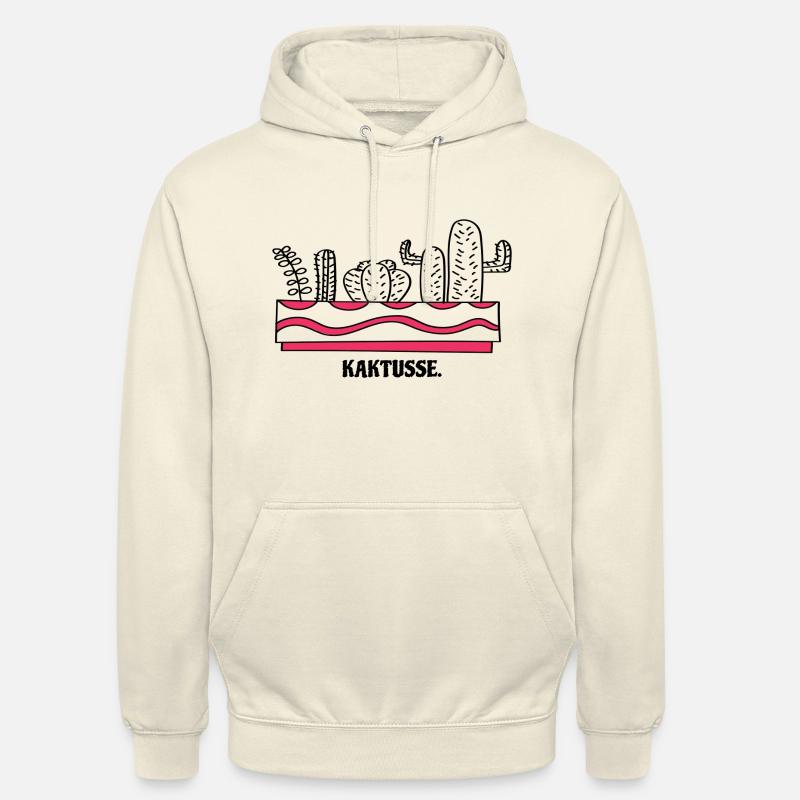 cactées - Sweat-shirt à capuche unisexe - vanille