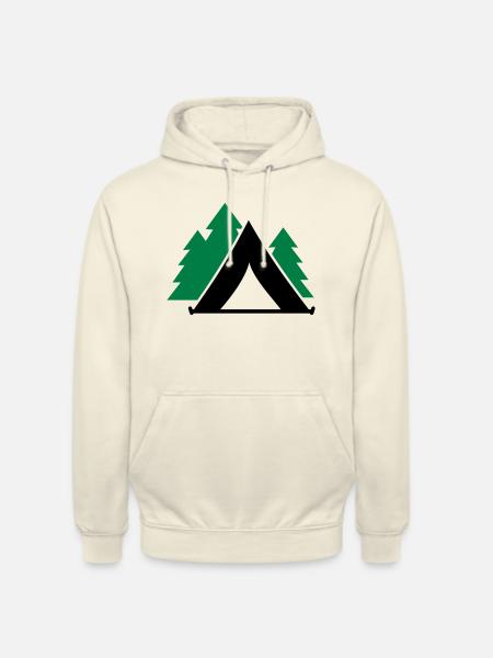 Tente - Sweat-shirt à capuche unisexe - vanille