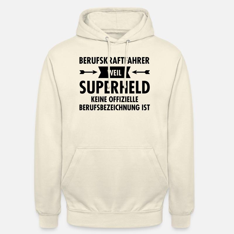 Berufskraftfahrer - Superheld - Unisex Hoodie - Vanille-Milchshake