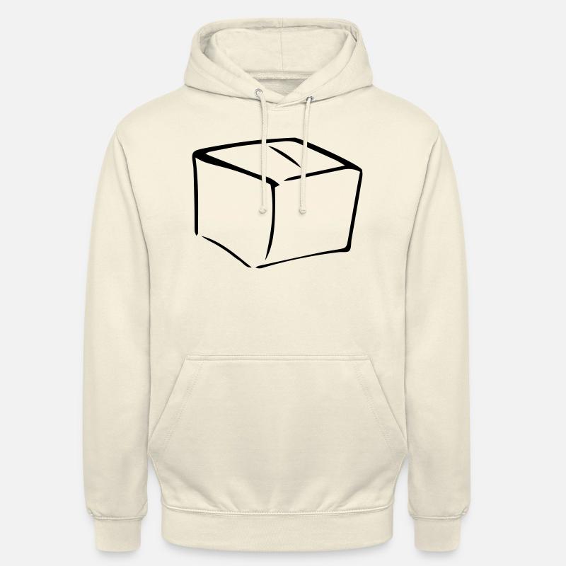 Packet,Papier,Post,Geschäft,Kasten,Versand - Unisex Hoodie - Vanille-Milchshake