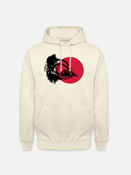 Evil Eye - Art Design - Unisex Hoodie - Vanille-Milchshake