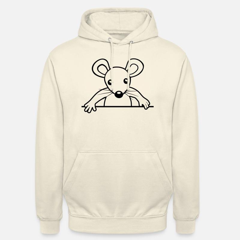 Mignon derrière le mur - Sweat-shirt à capuche unisexe - vanille