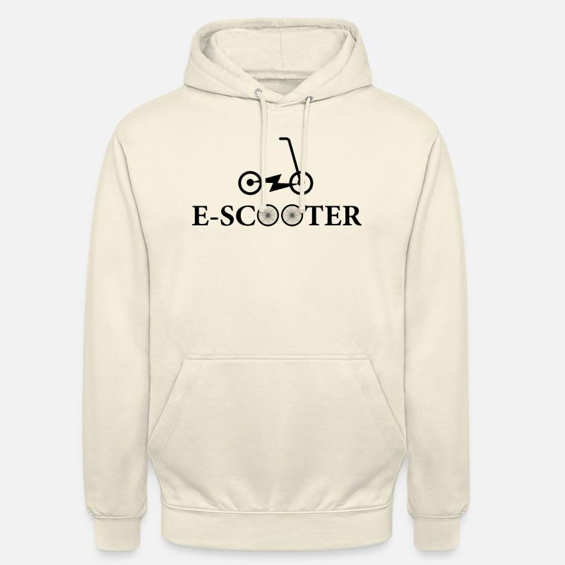 E-Scooter E-Roller Scooter - Sweat-shirt à capuche unisexe - vanille