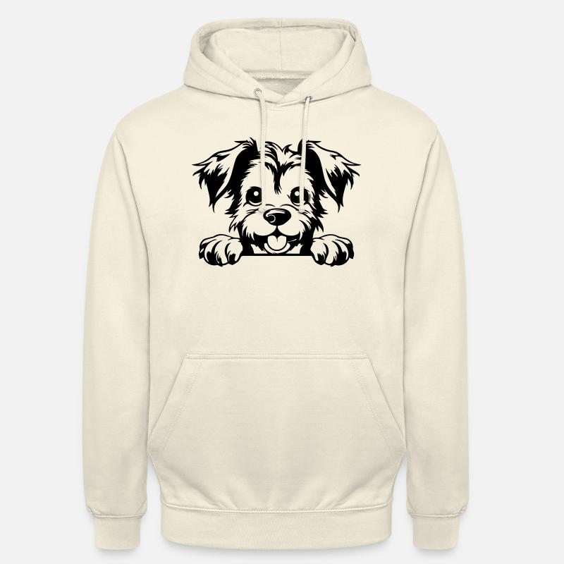 Terrier - Sweat-shirt à capuche unisexe - vanille