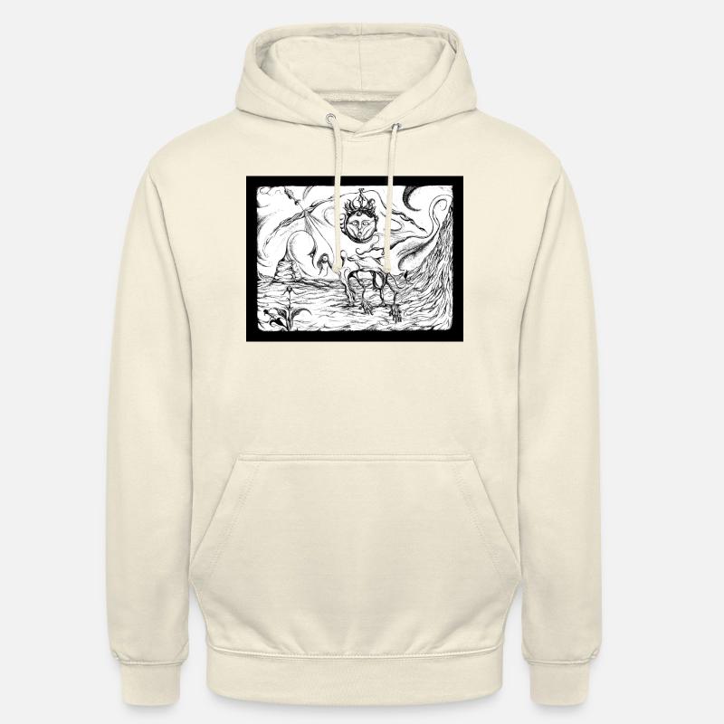 Renaissance, psychedelische Welt - Unisex Hoodie - Vanille-Milchshake
