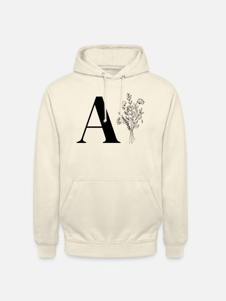 Minimalist Flower Bag - Unisex Hoodie - vanilla