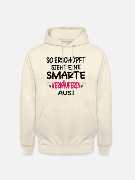 VEKÄUFERIN TRÖDELMARKT MARKT FLOHMARKT - Unisex Hoodie - Vanille-Milchshake