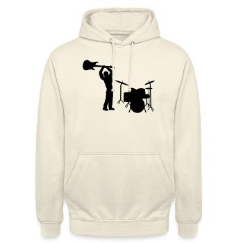 rocker - Felpa con cappuccio unisex - milkshake - Fronte - Alina (178cm) & Michal (187cm)