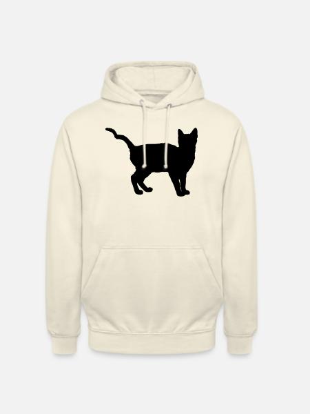 cat - Unisex Hoodie - vanilla