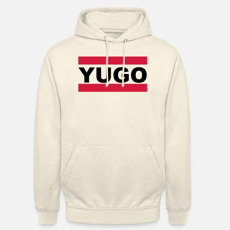 yugo - Sweat-shirt à capuche unisexe - vanille